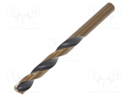 Drill bit; for metal; Ø: 10mm; HSS; Features: grind blade