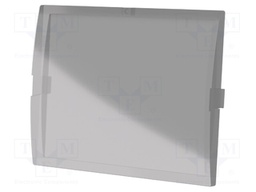 Front panel; prominent