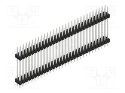 Connector: pin strips; pin header; male; PIN: 60; 2.54mm; THT; 2x30