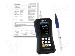Meter: pH; LCD 2,8"; -2÷20pH,±2000mV; IP52; Dim: 178x32x85mm