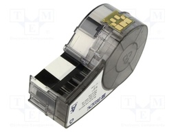 Tape; 12.7mm; 4.88m; white; Character colour: black; self-adhesive