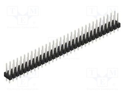 Connector: pin strips; pin header; male; PIN: 62; 2.54mm; THT; 2x31