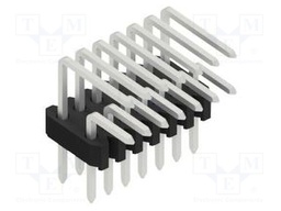 Connector: pin strips; pin header; male; PIN: 14; 1.27mm; THT; 2x7