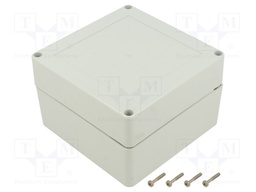 Enclosure: multipurpose; X: 120mm; Y: 120mm; Z: 75mm; ZP; light grey
