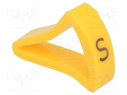 Markers for cables and wires; Label symbol: S; 10÷16mm; H: 21mm