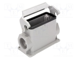 Enclosure: for Han connectors; Han HMC; size 16B; with latch