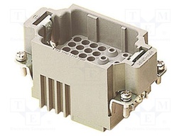 Connector: HAN; male; Han Com; PIN: 32(8+24); size 10B; Inom 1: 16A