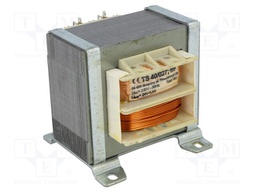 Transformer: mains; 40VA; 230VAC; 24V; 1.5A; Leads: solder lugs