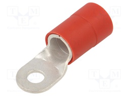 Tip: ring; M10; Ø: 11mm; 95mm2; crimped; for cable; insulated; tinned