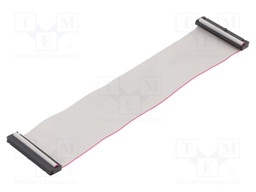 Ribbon cable with IDC connectors; 50x28AWG; Cable ph: 1.27mm