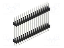 Connector: pin strips; pin header; male; PIN: 34; 2.54mm; SMT; 2x17