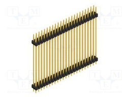 Connector: pin strips; pin header; male; PIN: 46; 2.54mm; THT; 2x23