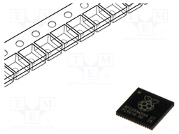 IC: RP2350 microcontroller; IC RP2350B0A4 T&R 500 (7 REEL)