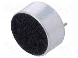 Microphone; Body dim: Ø9.7x5.2mm; 2.2kΩ; 0.8mA; 1.5÷10V; SNR: 60dB