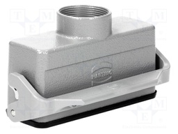 Enclosure: for Han connectors; Han; size 24B; for cable; straight