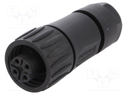 Connector: circular; plug; PIN: 4; female; screw terminal; 400V; 16A