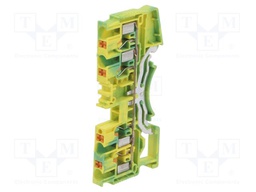 Splice terminal: rail; DS; for DIN rail mounting; spring clamp