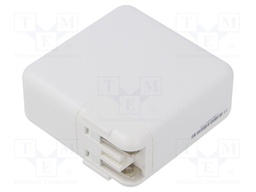 Power supply: switching; mains,plug; 5VDC,; 3A; 60W; Out: USB C