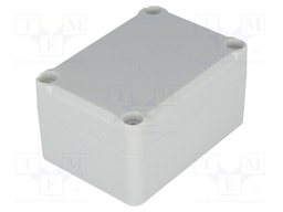 Enclosure: multipurpose; X: 50mm; Y: 70mm; Z: 36mm; polystyrene; grey