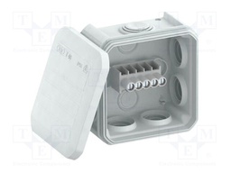 Enclosure: junction box; X: 90mm; Y: 90mm; Z: 52mm; polypropylene