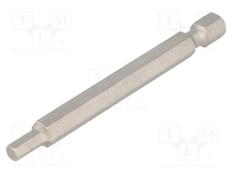 Screwdriver bit; Allen hex key; HEX 4mm; Overall len: 70mm