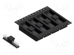 Connector: pin strips; pin header; male; PIN: 26; 2mm; SMT; 2x13
