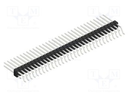 Connector: pin strips; pin header; male; PIN: 64; 2.54mm; SMT; 2x32