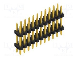 Connector: pin strips; pin header; male; PIN: 22; 2mm; THT; 2x11