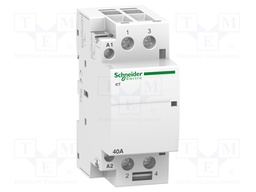 Contactor: 2-pole installation; NO x2; 220÷240VAC; 40A; DIN; ICT