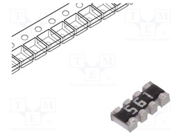 Resistor network: Y; 560Ω; SMD; 0804; No.of resistors: 4; 63mW; ±5%
