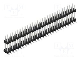 Connector: pin strips; pin header; male; PIN: 56; 2mm; SMT; 2x28