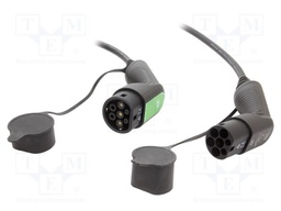 Cable; Type 2,both sides; 7m; single-phase; 32A; 230V; IP55; 7.2kW