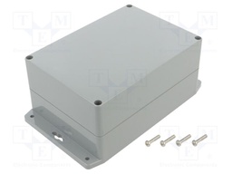 Enclosure: multipurpose; X: 121mm; Y: 171mm; Z: 80mm; ABS; dark grey