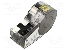 Tape; 9.53mm; 4.88m; white; Character colour: black; self-adhesive
