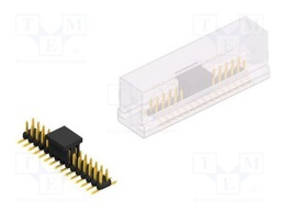 Connector: pin strips; pin header; male; PIN: 30; 2mm; SMT; 2x15