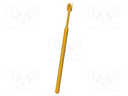 Test needle; Operational spring compression: 4mm; 3A; Ø: 1.3mm
