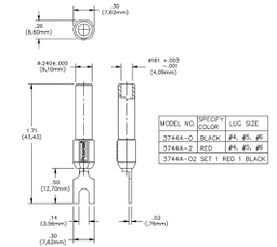 Plug; 6mm fork; banana 4mm socket,fork terminal; 5kVDC; 15A