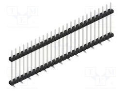 Connector: pin strips; pin header; male; PIN: 26; 2mm; SMT; 1x26