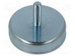 Magnet: permanent; hard ferrite; 78N; Ø: 32mm; H: 7mm; steel