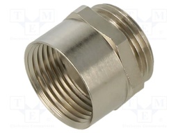 Thread adapter; PG13,5; M20; brass; Plating: nickel; EPIC®; 22mm