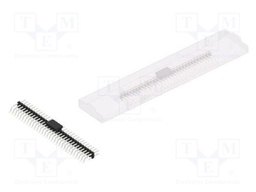 Connector: pin strips; pin header; male; PIN: 62; 2mm; SMT; 2x31