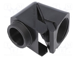 Connector; angular; M16; M16; IP68; Mat: polyamide; black