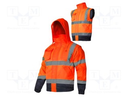 Work jacket; Size: XXL; orange; 180g/m2