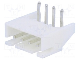 Socket; wire-board; male; A2501; 2.5mm; PIN: 4; THT; 250V; 3A; tinned