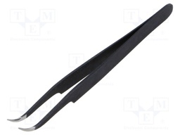 Tweezers; Blade tip shape: hook; Tweezers len: 120mm; ESD