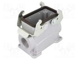 Enclosure: for HDC connectors; C146; size E10; with double latch