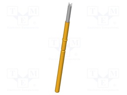Test needle; Operational spring compression: 6.4mm; 5A; Ø: 1.3mm