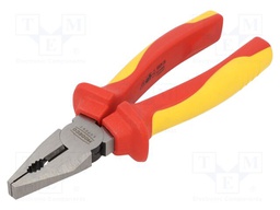 Pliers; insulated,universal; 180mm; Chrom-vanadium steel