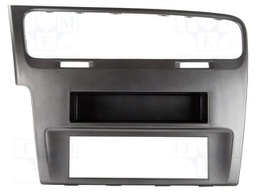 Radio frame; VW; 1 DIN; silver