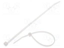 Cable tie; L: 150mm; W: 3.5mm; polyamide; 135N; natural; Ømax: 35mm